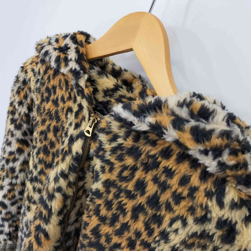 スタイルアイズ Style Eyes R/V ZIP PARKA レオパードファー ジップパーカー メンズ  38